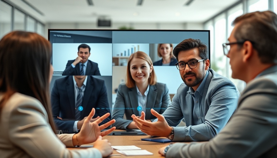 Video call with three professionals discussing challenges in enterprise AI adoption.