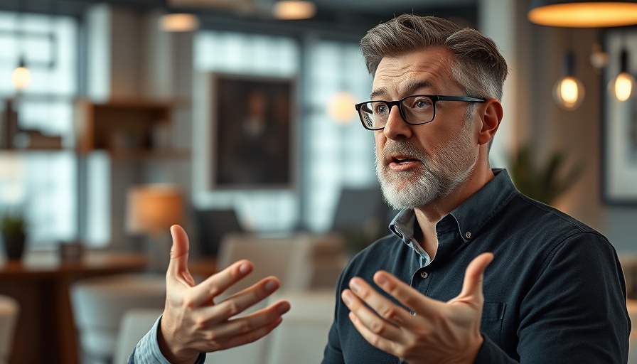 Man discussing AI capabilities, brand preference in AI models.