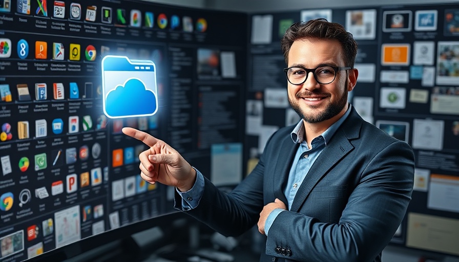Man explaining digital organization on computer screen for Digital Reset Guide.