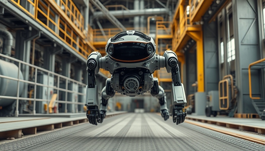 Advanced robot in cement factory, Spot Robotics in Cement Production