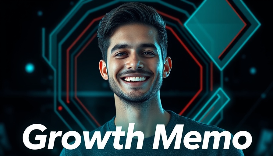 Digital graphic with man and 'Growth Memo', related to Google antitrust lawsuits