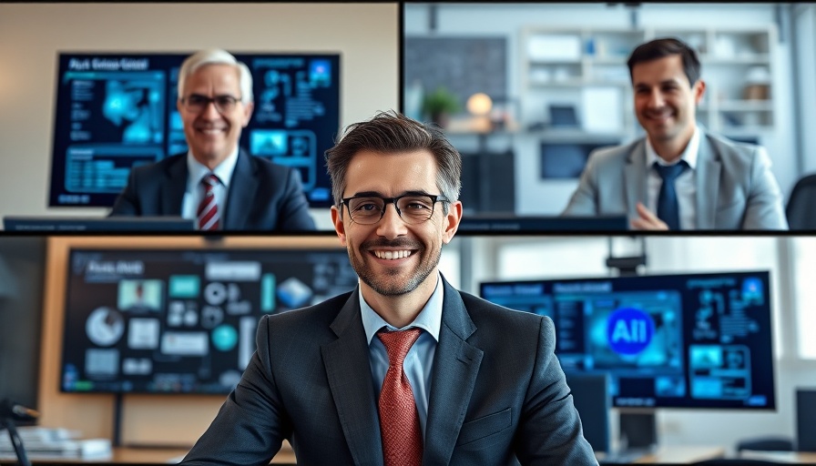 Professionals discussing scaling AI in enterprises during a virtual conference.