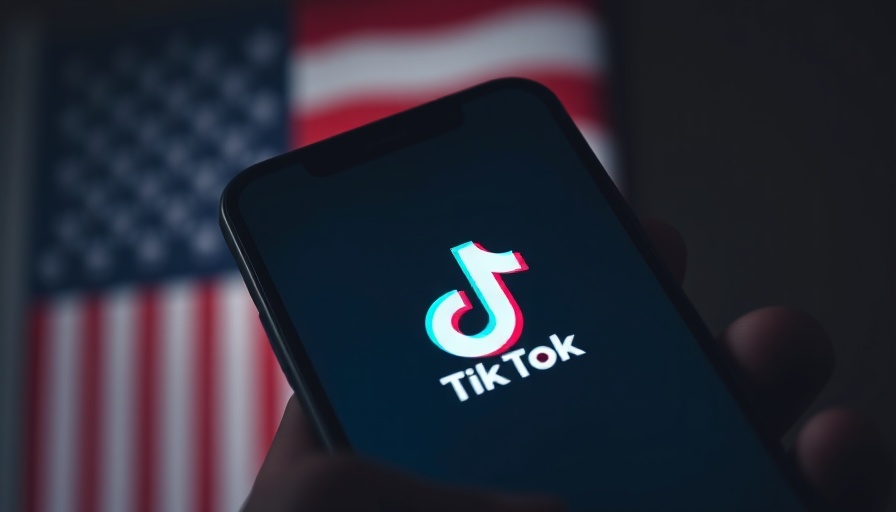 TikTok app against American flag backdrop reflecting TikTok Ban Support Declines.