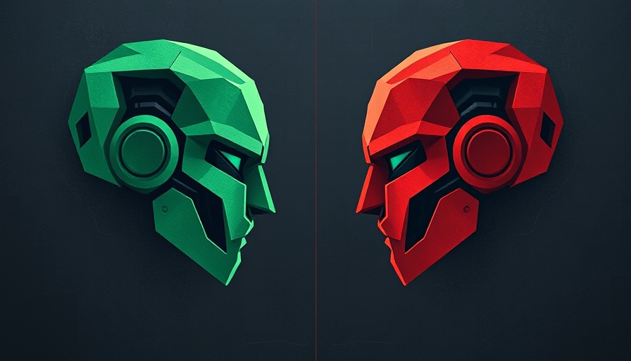 Abstract robot faces symbolizing AI crawlers draining website resources.