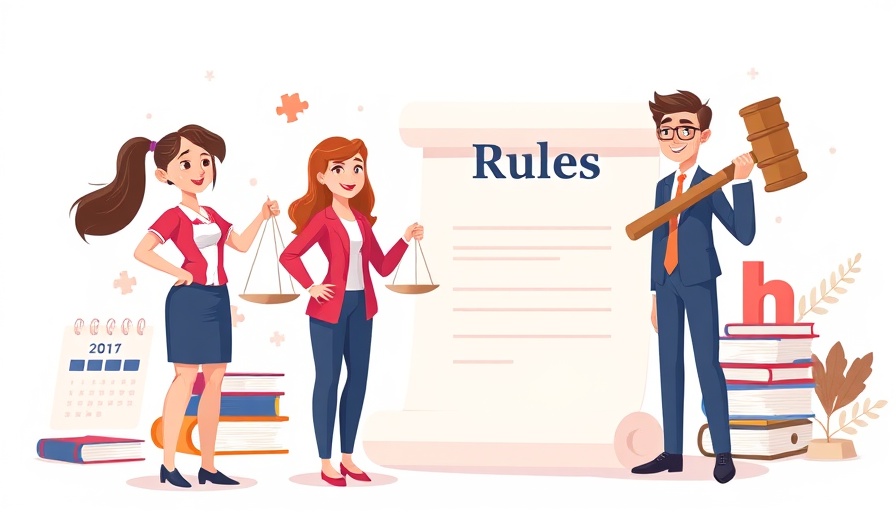 Google Unfair Advantage Policy Update illustrated with balance scale and gavel.