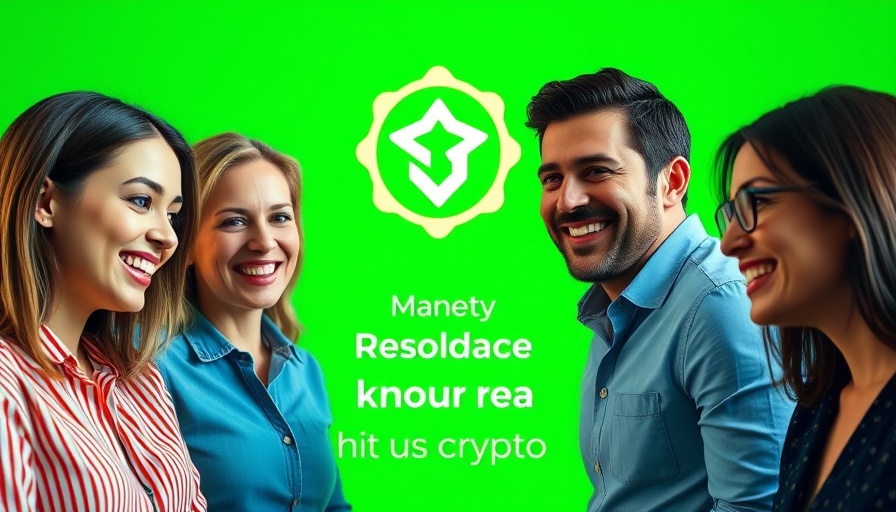 Promotional image for decentralized fixed income in crypto featuring two individuals.