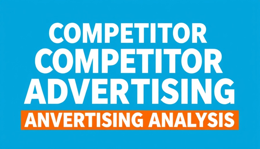 Professional banner for competitor advertising analysis strategies.