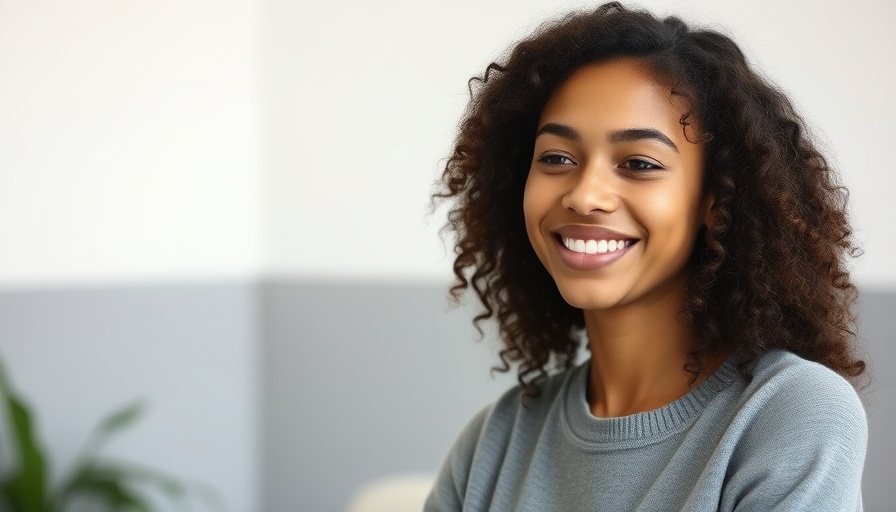 Young woman discussing the role of laughter in SDA fitness communities.