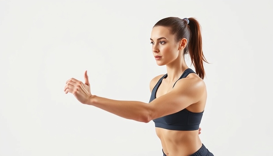 Low-impact HIIT workout focused woman in vibrant attire.