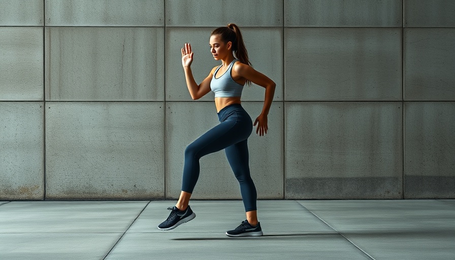 Woman performing glutes and thighs step workout with a step ladder.