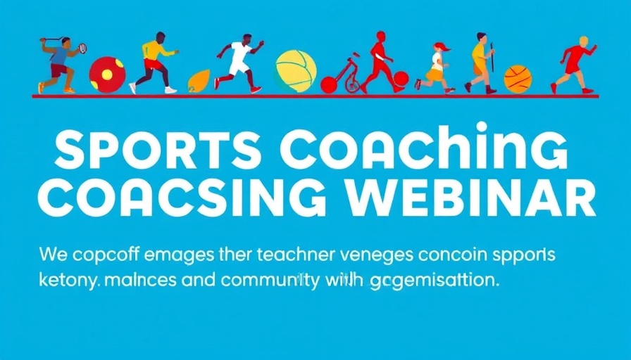 Webinar on building positive relationships through coaching poster, June 2024.