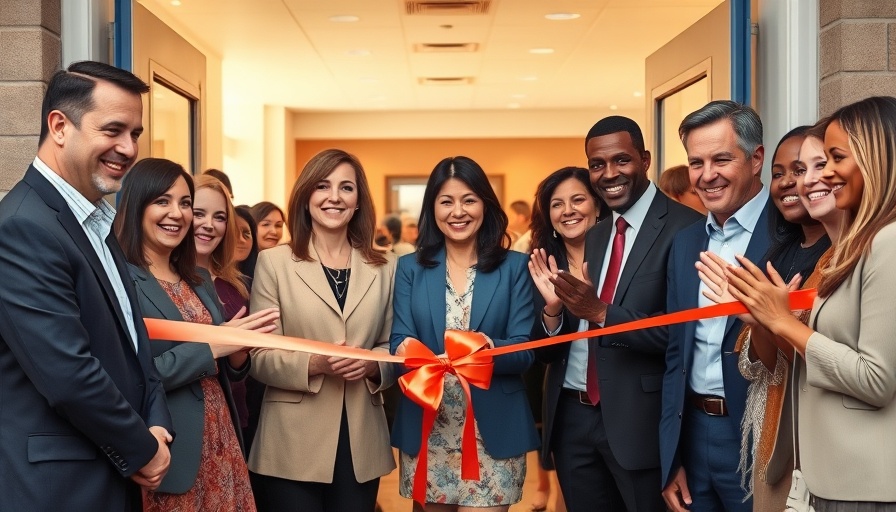 ADRA community support Victoria at a ribbon-cutting ceremony