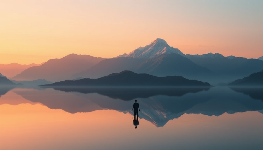God's Presence in Animation: serene mountain scene.