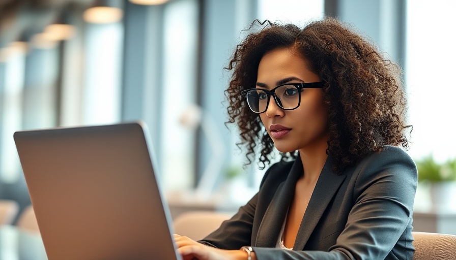 Focused woman applying E-E-A-T principles for on-page SEO.