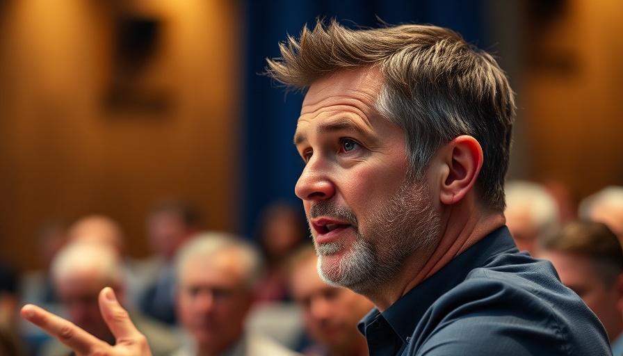 Speaker discusses AI influence on future jobs at a conference.