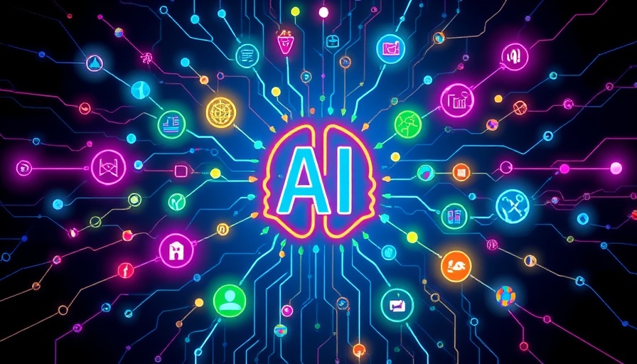 Generative AI use cases in marketing represented by a colorful neural network.
