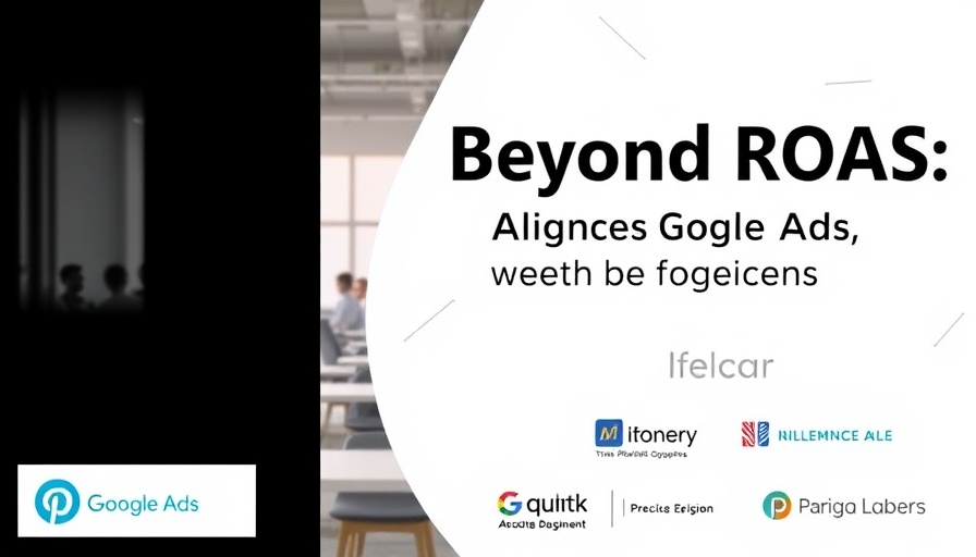 Google Ads Campaign Optimization webinar poster with speaker.