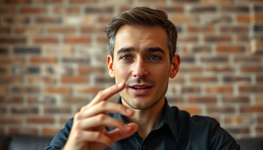 Digital human avatar discussing AI strategies on video call.
