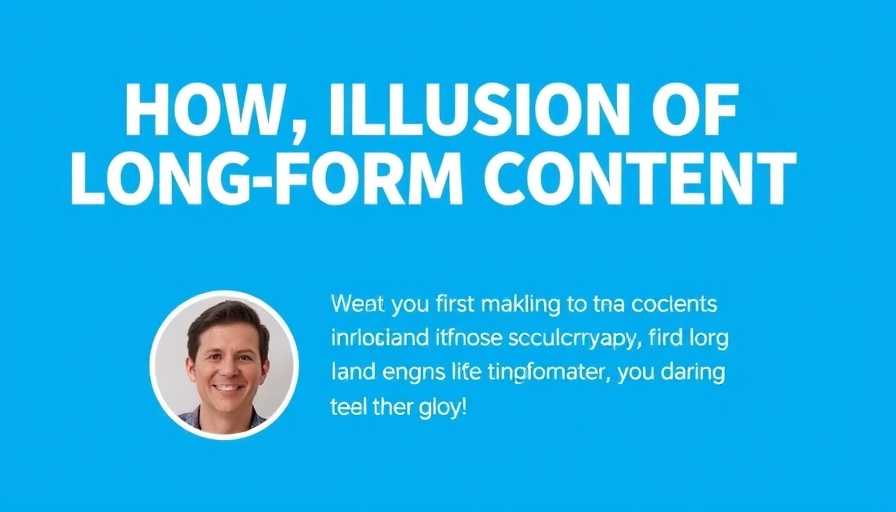 Long-Form Content Misconception: Graphic with text on content.