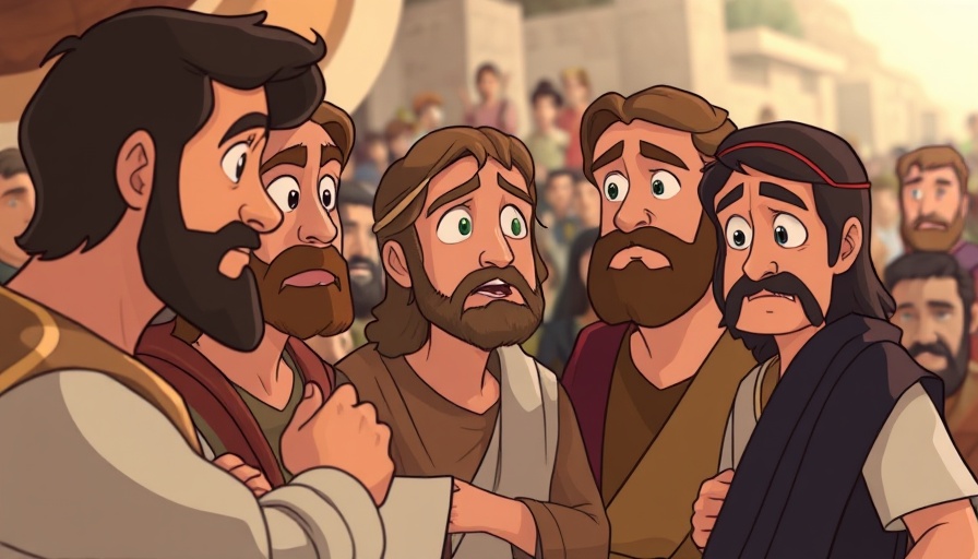 Animated biblical scene about justice, encouraging unity.