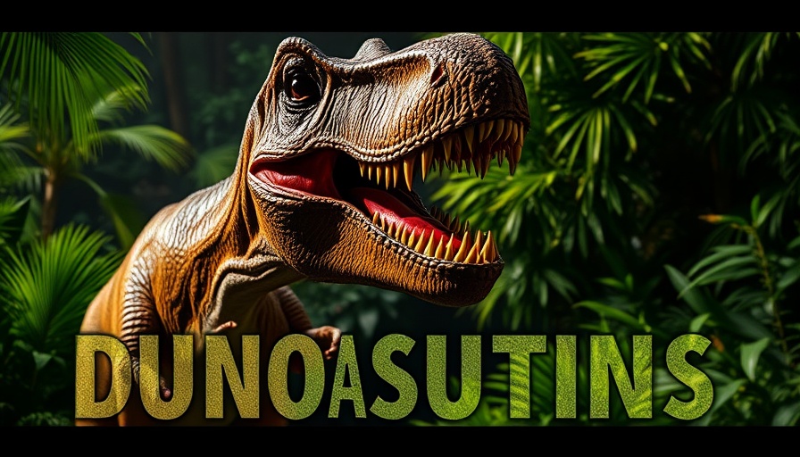 Creating dinosaurs concept with engaging presentation and dynamic dinosaur scene.