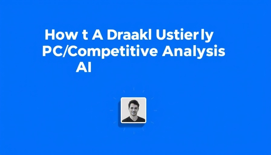 PPC Competitive Analysis Using AI blog cover with title and author