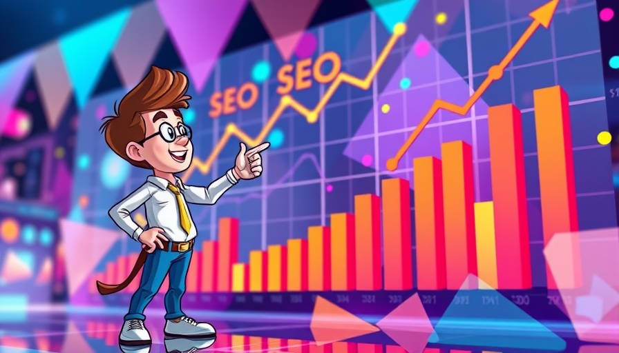 SEO Lessons from Website Audits illustration with charts and graphs.