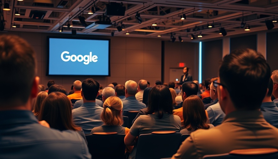 Audience at Google Deep Dive event, attentive and engaged.