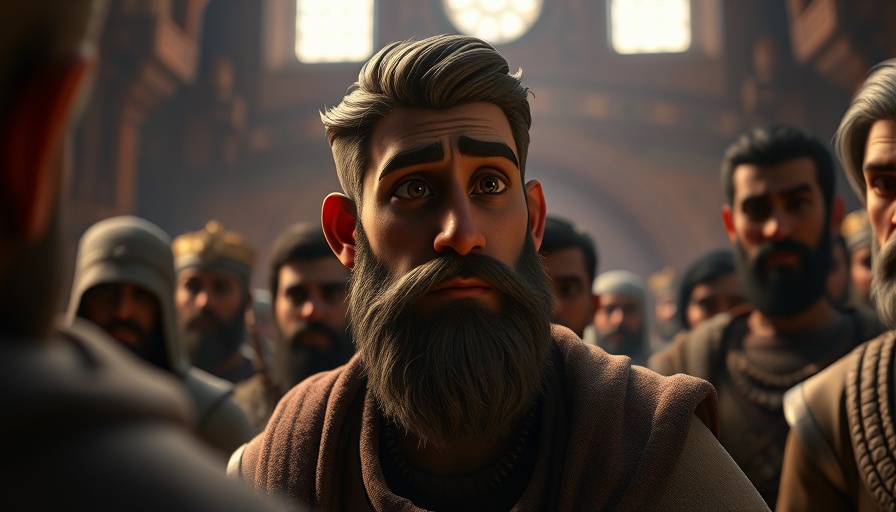 The Day of Pentecost depicted in animated CGI style.