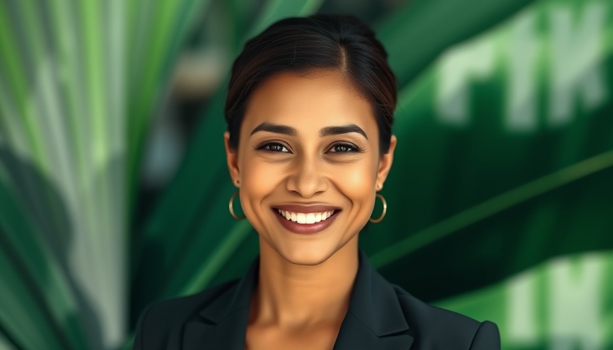 Optimistic woman smiling, green background, rebuild website after hosting dispute
