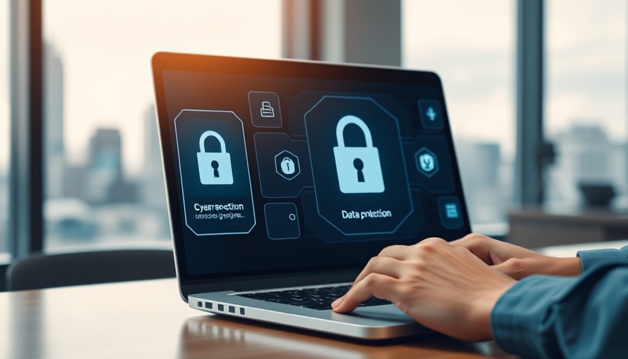 Close-up of a person engaging with cybersecurity displays on a laptop, highlighting the rise of privacy-first search engines.