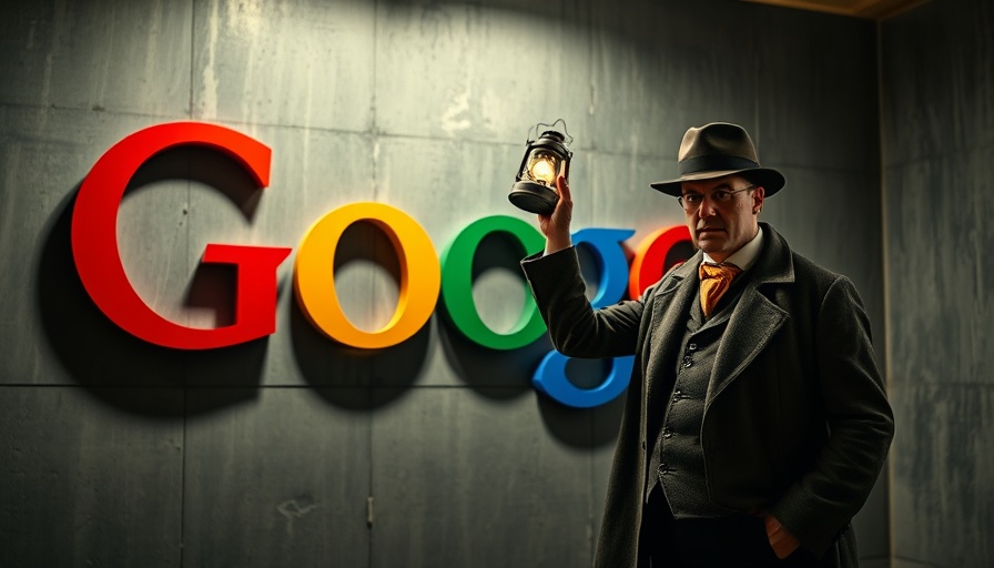Detective exploring Google's Ranking Systems Insights with a lantern.