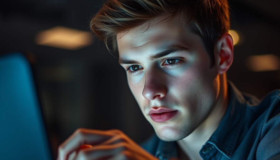 Young man analyzing code to show SEO must evolve beyond the SERP.