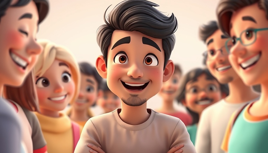 Choosing Kindness in the SDA Community: Inspirational 3D cartoon.