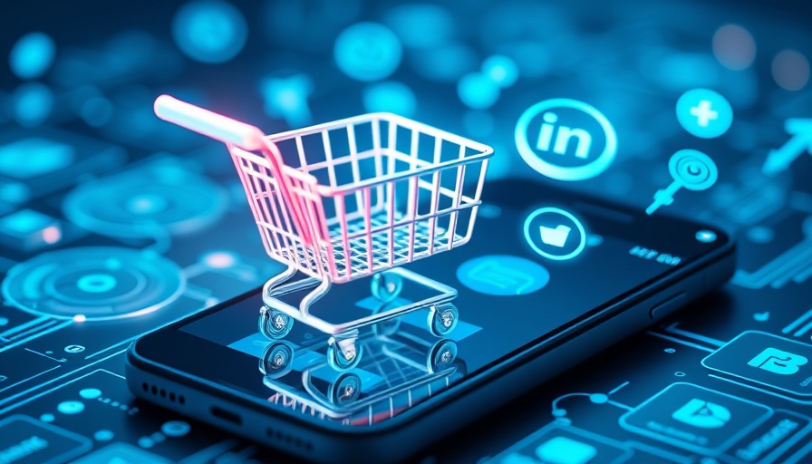 Digital shopping cart concept for AI search and shopping SEO