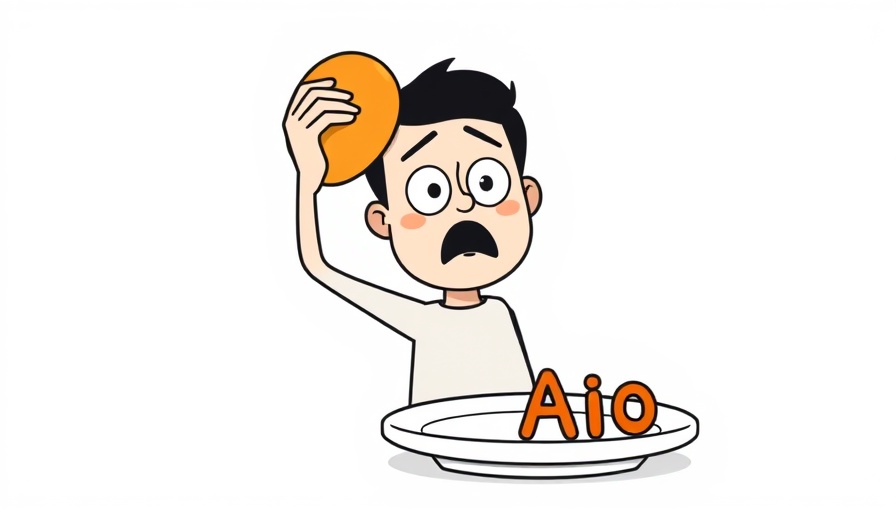 Cartoon of person surprised by 'AIO' under burger bun, Google's Zero-Click Search.