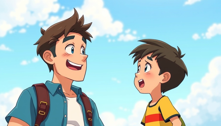 Animated conversation scene from Peter and Cornelius Superbook Episode.