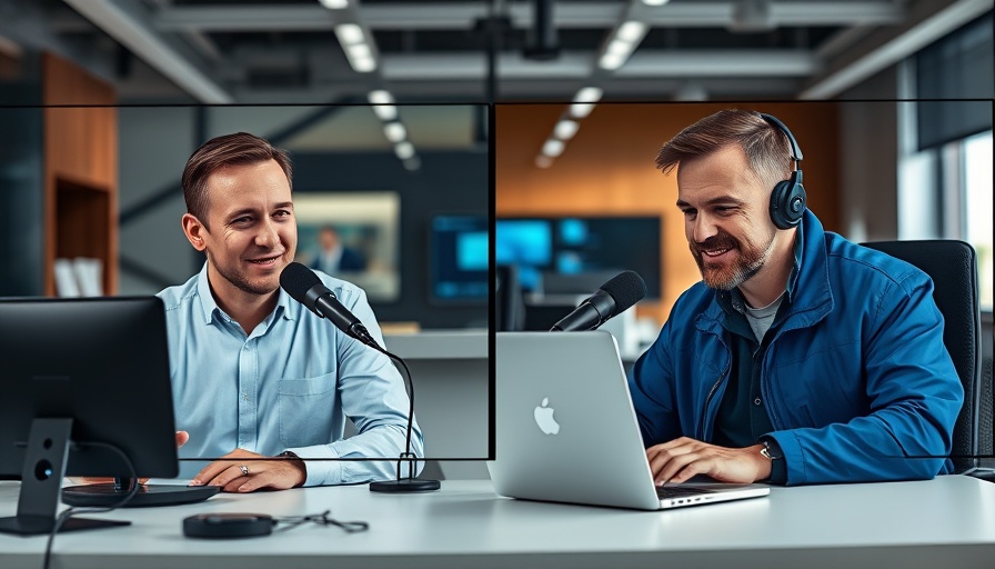 Split-screen video call about direct liquid cooling technology.