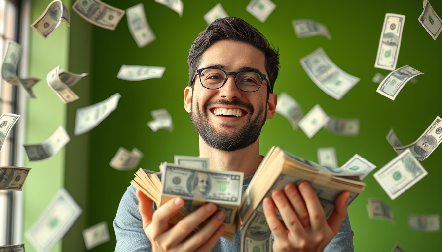 Liberal Adventists and Financial Contributions: Smiling man with money.