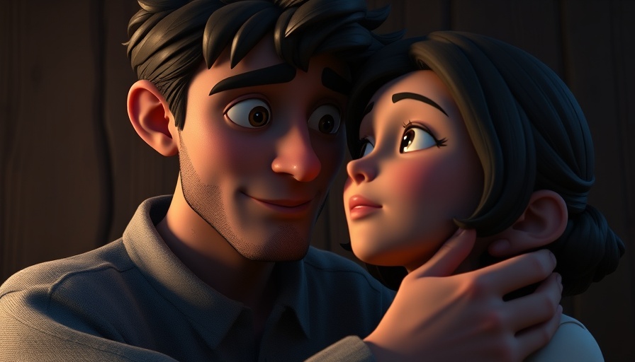 Animated scene of a man praising God like Job, offering comfort.