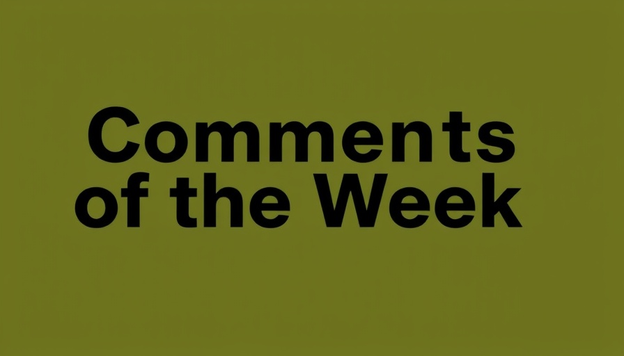 Seventh-day Adventist community discussions, comments of the week graphic.