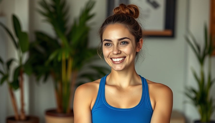 Woman explaining workout format rationale in a home setting.