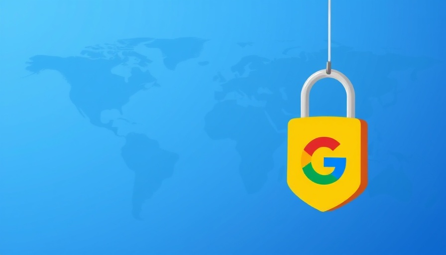 Illustration of phishing hook targeting Google logo for SafeSearch filtering solutions