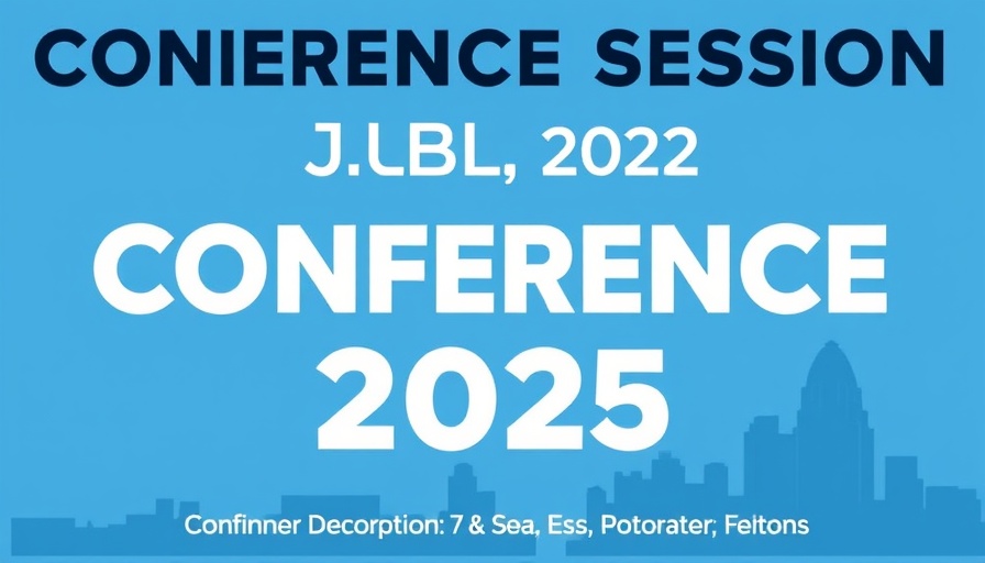 2025 General Conference Session Agenda in St. Louis poster with dates and location.