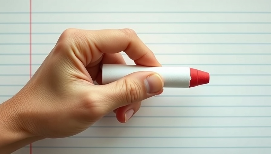Minimalist hand with eraser poised, Google Robots.txt Guidance Update theme.