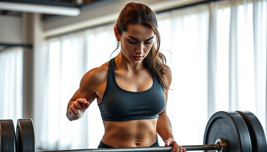 Athletic woman demonstrating deadlift technique for quick tips