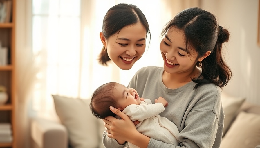 Unconditional love in SDA faith community: mother holding baby lovingly.