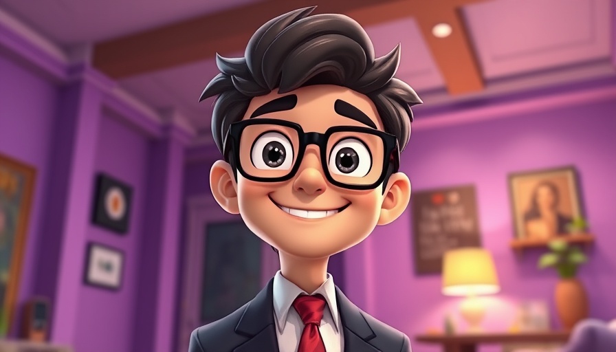 Animated character smiling confidently, promoting using God-given talents to honor Him.