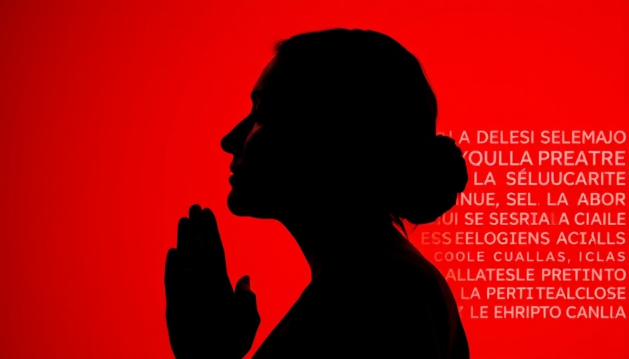 Contemplative woman in prayer, myths about answered prayer.