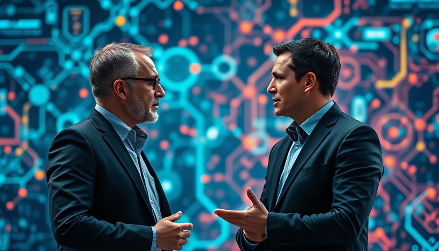 AI transformation journey Jack in the Box podcast cover with two men.